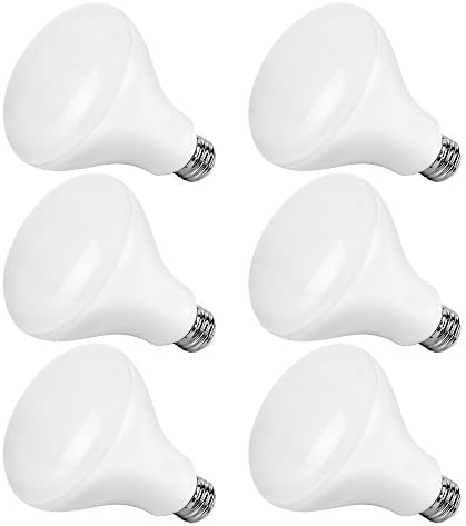 SHINE HAI BR30 LED Light Bulbs, 65W Equivalent LED Light Bulbs, 5000K Daylight White E26 Base Bulbs, Non-dimmable, Flood Lighting Bulbs, 6-Pack