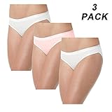 Hanes Ultimate Womens Cotton Stretch Bikini Underwear, 3 Pack