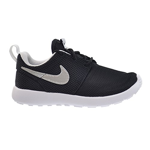 Nike Roshe One Preschool Kids Shoes Black Metallic Silver White