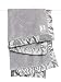 Chenille Blanket Silver