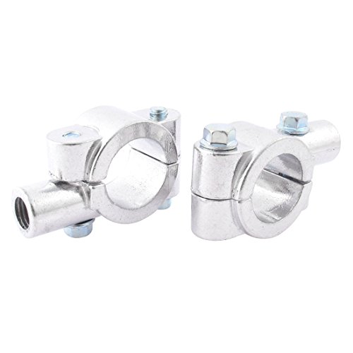 uxcell Pair Motorcycle Handlebar Clockwise Mount Holder