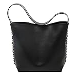 FairyBridal Chain Cowhide Bucket Totes for Women