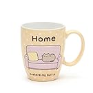 Pusheen by Our Name is Mud “Pusheen at Home” Stoneware Coffee Mug, 12 oz.