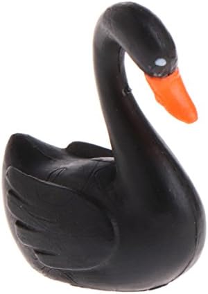 StarShine Simulation Animal Toy Garden Home Decoration Micro Landscape,Perfect Funny Garden Home Accessory (black)