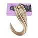 Ve Sunny Human Hair Clip in Extensions Highlights Real Hair Extensions Clip in Human Hair 16inch Remy Hair Extensions Clip ins Ash Blonde with Bleach Blonde Hair Clip Extensions for Women 120g 7Pcs