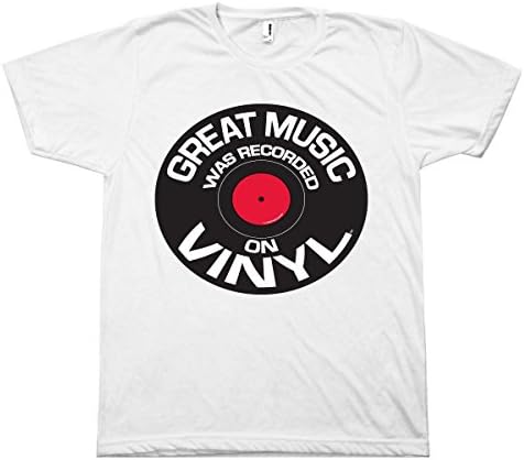 ISB Products Ill Street Blues Great Music was Recorded on Vinyl T-Shirt (2X, White)