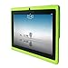 YUNTAB Google Android 7 inch Tablet PC WiFi 8GB Ram Z88 Allwinner A33 Quad-core 2200mAh Dual Cameras Pad (Green)