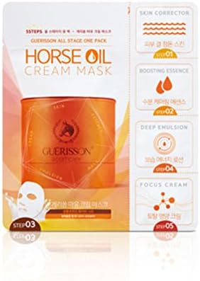 9 Complex Guerisson Horse Oil Cream Mask 10 pcs
