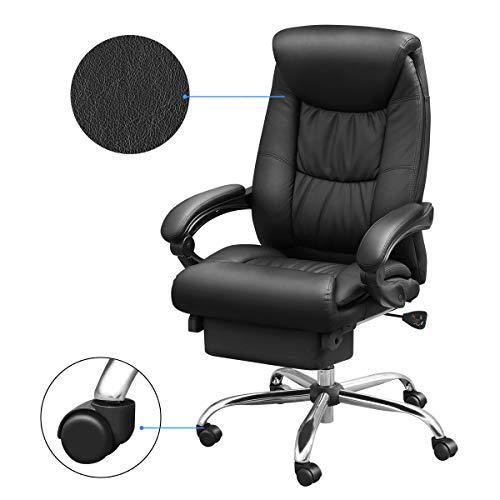 Duramont Reclining Leather Office Chair High Back Executive Chair