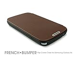 Cellet Arium French Bumper Flip Cover Case for Samsung Galaxy S4 - Sky Blue