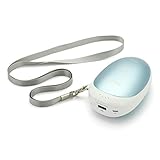 Pisen Reusable Hand Warmer & 7500mAh Power Bank Rechargeable & Double-sided Electric Pocket Warmers (Constant 122℉)