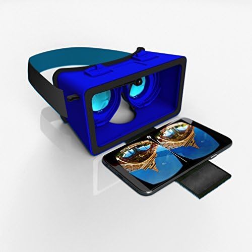 Virtual Reality Headset for SmartPhones (Blue) by SmartTheater
