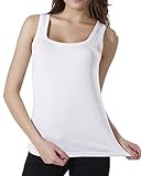Kalvon-Fu Women's Cotton Seamless Regular O-Neck Top Tank