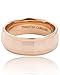 Just Lsy 8mm Tungsten Carbide Rings for Men & Women Wedding Engagement Band 18K Rose Gold Comfort Fit