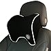 CHELIYOU Car Neck Pillow with Memory Foam Neck Support for Car Seat Headrest (Black)