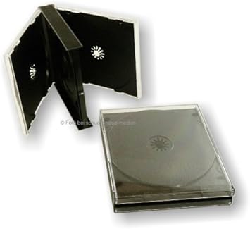 Jewel-Caja para 4 CDs - negro de 4 Multi-Box jewel case: Amazon.es: Electrónica