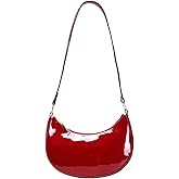 Patent Leather Evening Purse Shiny Clutch MINI Hobos Armpit Shoulder Bag