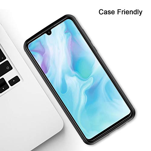 TAURI [4 Pièces Verre Trempé pour Huawei P30 Lite, [Installation Facile Cadre d\'Alignement] [9H Dureté][sans Bulles][Anti Rayures] Film Transparent Film de Protection d\'écran