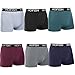HOFISH Men's Seamless Comfort Soft Cotton Boxer Brief (Pack of 6)