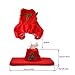 KOBWA Christmas Decoration Bathroom Decoration Santa Toilet Seat Cover and Rug Set