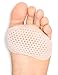 Metatarsal Pads Ball of Foot Cushions - Soft Gel Ball of Foot Pad - Mortons Neuroma Callus Metatarsal Foot Pain Relief Bunion Forefoot Cushioning Relief Women Men
