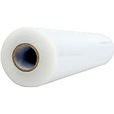 Water Soluble Stabilizer for Embroidery Topping Film (12 in x 50 yd Roll), Seneme 35um Clear Embroidery Stabilizers - Wash Away Embroidery Stabilizer for Machine Embroidery Stabilizer and Hand Sewing