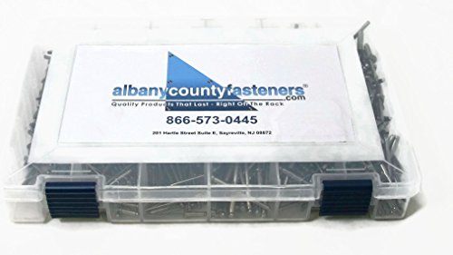 Stainless Steel Domed Pop Rivet Fastener Assortment Kit - 601 Piece - 304 Grade - 4 to 6