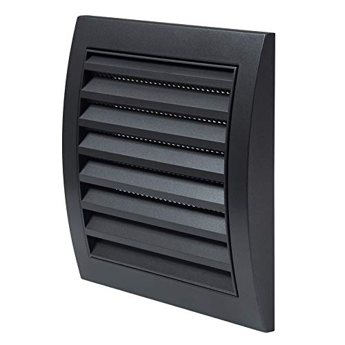 150x150mm / 6x6 inch Air Vent Cover - Ventilation Grille with Flyscreen - ABS Plastic Anthracite