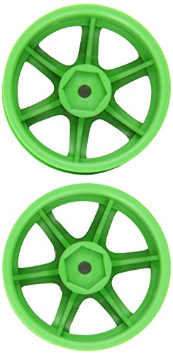 Traxxas 7374 Chrome and Green TE37 Volk Racing Wheels (pair)