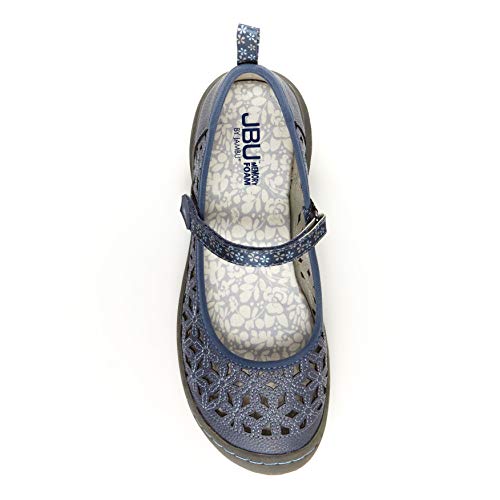 jbu women's wildflower mary jane flat