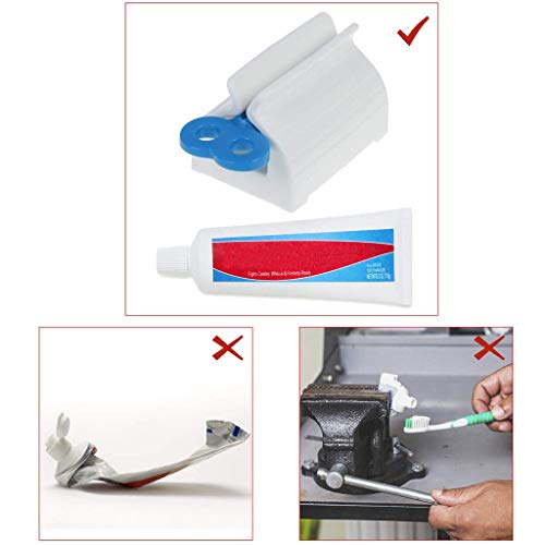 Pstars 3 Pcs Rolling Tube Toothpaste Squeezer Holder Novelty Toothpaste Dispenser Rolling Holder Bathroom Supplies - Thumbnail 5