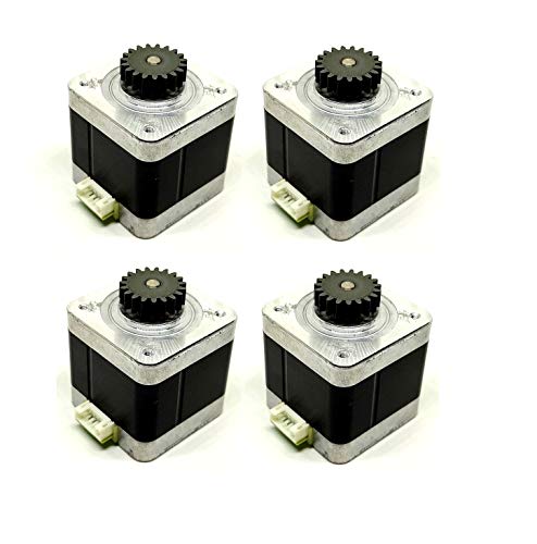 Buy INVENTO 4pcs Nema 17 4.2 Kg cm Bipolar Stepper Motor with 19 teeth ...