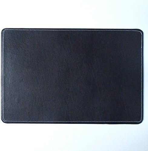 AHZOA Classical Artificial Leather Desk Pad, Plywood was Inserted (Medium)