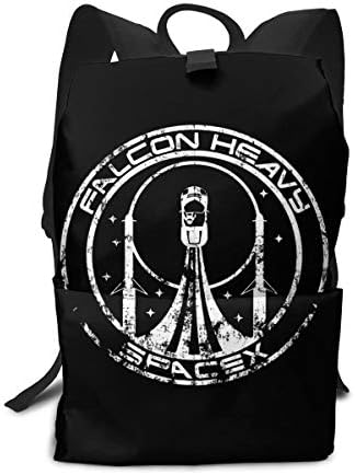 CHETI Falcon Heavy Spacex Unisex Light and Durable Classic Travel School Backpack Fits 14 Inch Laptop