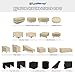 SunPatio Outdoor Patio Sofa Cover, Heavy Duty Deep Seat Sofa Cover, Large Couch Cover, Patio Furniture Sectional Cover with Waterproof Sealed Seam, All Weather Protection, 80