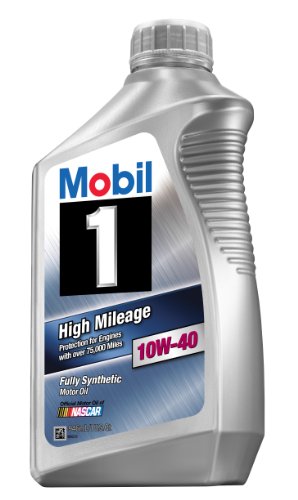 Mobil 1 103536 10W-40 High Mileage Motor Oil - 1 Quart