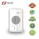 SWIZON Ultrasonic Pest Repeller, Extended Version - Electronic-Control Plug In-Repellent for Mice, Cockroach, Insects &More – Powerful,Portable,Eco-Friendly Ultrasonic Indoor Device with Night-Light