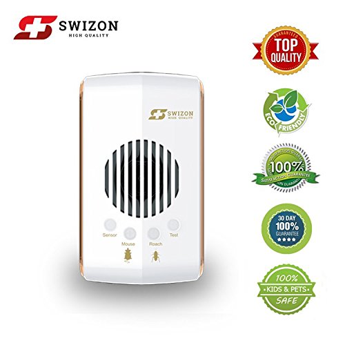Ultrasonic Pest Repeller, Extended Version - Pest Control, Electronic Plug In - Best Repellent for Mice, Rat, Cockroach, Insects, Rodents, Spiders, Bugs, Eco-Friendly Indoor Non-Toxic Night-Light