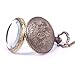 Eachbid Smart Applied Vintage Retro World Map Pattern Quartz Chain Pendant Pocket Watch Necklace 02
