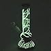 Glow in Glass Green Filiform Luminous Crafts Accessories 14.4 mm Tall 9.5 Inches