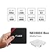 NEXBOX A95X Smart Box 1GB RAM 8GB ROM Android 6.0 TV Box S905X Quad-Core 4K Ultra-HD H265 VP9 Ethernet WiFi SPDIF with Learning Remote
