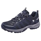 CAMEL CROWN Hiking Shoes Men Women Lightweight Breathable Mesh Walking Sneakers Low Top Boots for Outdoor Walking Trekking Backpacking