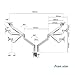 AITERMINAL Dual Monitor Arm Monitor Desk Mount Stand Full Motion Swivel Gas Spring for 17”-27” Computer Monitor from 4.4 to 19lbs-Silverthumb 4
