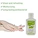 Onewell 60ML Hand sanitizer Gel, Portable Travel Hand sanitizer Antibacterial Moisturizer Fruit-Scented Cleanser Clear Bottle Without Water