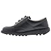 Kickers Kick Lo Y Core Youths Black Leather Shoes
