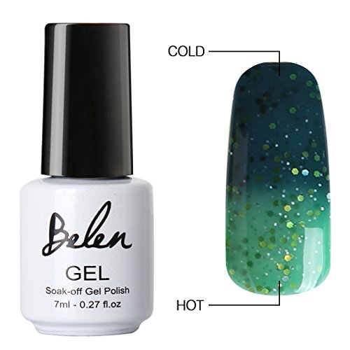 Belen Chameleon Thermal Colour Changing Gel Polish Soak Off Nail Art Varnish