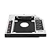QNINE 2nd HDD SSD Hard Drive Caddy Tray Replacement for Lenovo Thinkpad T420 T430 T510 T520 T530 W510 W520 W530, Internal Laptop CD/DVD-ROM Optical Modular Bay Adapter to 2.5 Inch 12.7MM