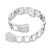 CUZOW for Fitbit Alta Band Women Men, Stainless Steel Metal Wristband Adjustable Replacement Band for Fitbit Alta/HR Silver