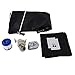 Goplus 4 Person Inflatable Hot Tub Outdoor Jets Portable Heated Bubble Massage Spa Set w/Filter & Repair Kit (Beige)