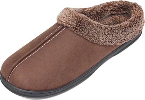 LUXEHOME Men's Cozy Fluff House Footwear/Slipper (10-11 US, Coffee) - Thumbnail 3
